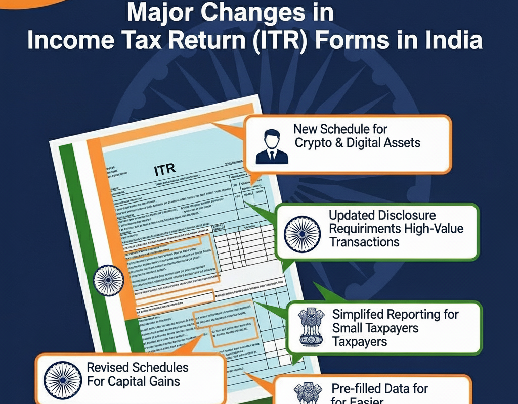 Major Changes in Income Tax Return (ITR) Forms in India – Yearly Key Updates